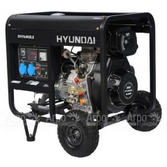 Дизельгенератор Hyundai DHY 6000LE 5 кВт + колеса в Ставрополе