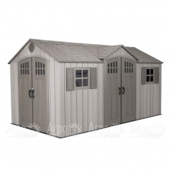 Пластиковый сарай LifeTime WoodLook 15х8 в Ставрополе