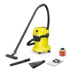Хозяйственный пылесос Karcher WD 3 V-17/4/35 + Nozzles в Ставрополе