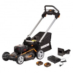 Газонокосилка аккумуляторная Worx WG748E в Ставрополе