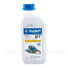 Масло полусинтетическое Зубр Премиум 1 л для 2-х тактных двигателей в Ставрополе