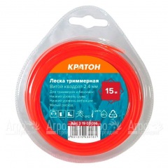 Леска триммерная Кратон Витой квадрат-2.4 мм в Ставрополе