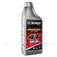 Масло полусинтетическое зимнее Зубр Extra 4Т-5W30 1 л для 4-х тактных двигателей в Ставрополе