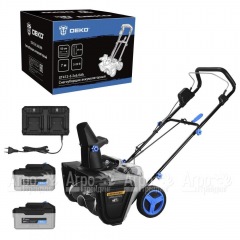 Снегоуборщик аккумуляторный DEKO ST412-6 2х6 Ач в Ставрополе