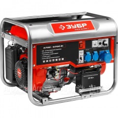Бензогенератор Зубр ЗЭСБ-6200-Э 6.2 кВт с электростартером в Ставрополе