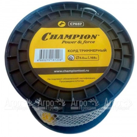 Корд триммерный Champion Aluminium 3.0мм, 168м (круглый)+нож  в Ставрополе