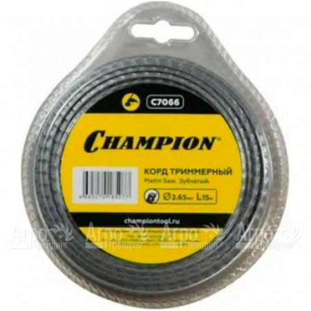 Корд триммерный Champion Platin Saw 2.65мм, 15м (зубчатый)  в Ставрополе