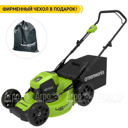 Газонокосилка аккумуляторная GreenWorks GD40LM46HP 4 Ач в Ставрополе