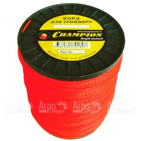 Корд триммерный Champion Twisted Square 4.8 мм х 65 м (витой квадрат) + нож  в Ставрополе