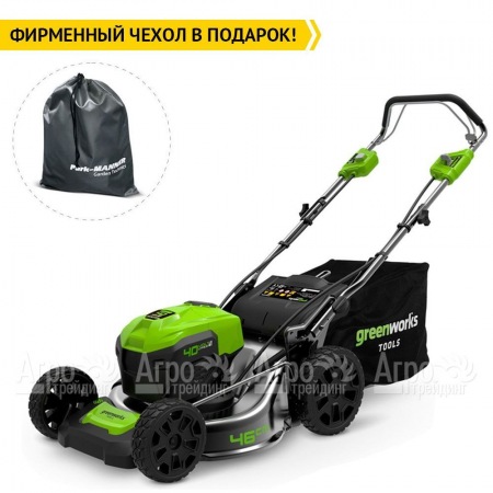 Газонокосилка аккумуляторная GreenWorks GD40LM46SP (без батареи и зарядного устройства) в Ставрополе