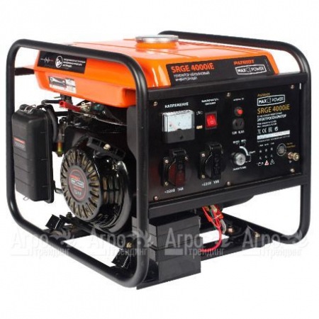 Инверторный генератор Patriot MaxPower SRGE 4000iE 3.2 кВт в Ставрополе