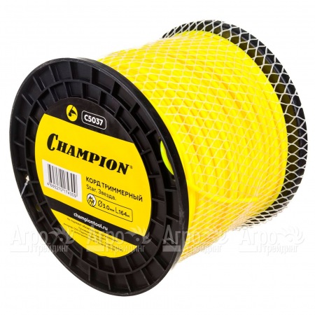 Корд триммерный Champion Star 3.0мм, 164м (звезда)+нож  в Ставрополе