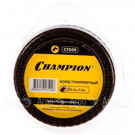 Корд триммерный Champion Magic 2.4мм, 15м (витой квадрат)  в Ставрополе