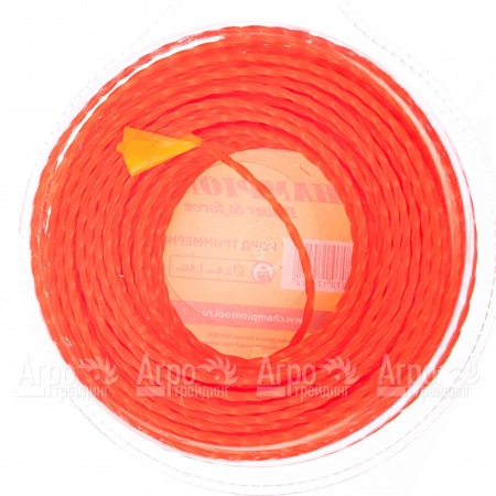 Корд триммерный Champion Twisted Square 3.0мм, 300м (витой квадрат)+нож  в Ставрополе
