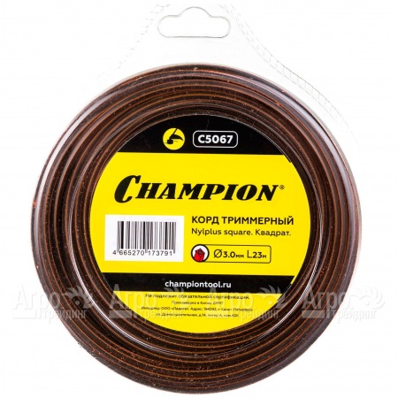 Корд триммерный Champion Nylplus Square 3.0мм, 23м (квадрат)  в Ставрополе