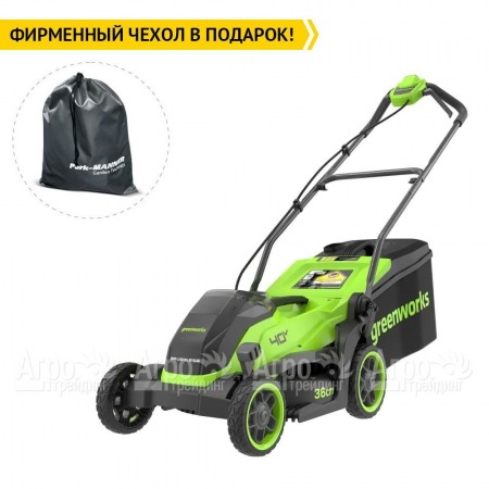 Газонокосилка аккумуляторная GreenWorks GD40LM361 4 Ач  в Ставрополе