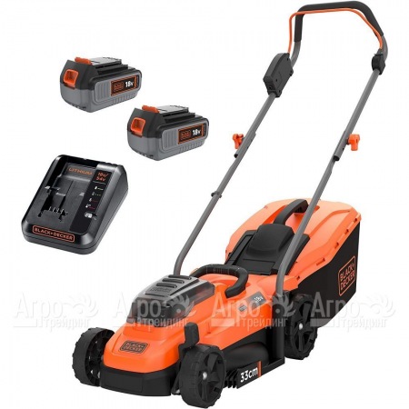 Газонокосилка аккумуляторная Black+Decker BCMW33184L2 в Ставрополе