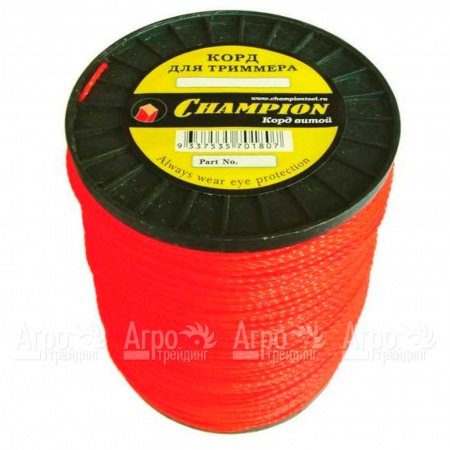 Корд триммерный Champion Twisted Square 2.4мм, 450м (витой квадрат)+нож  в Ставрополе