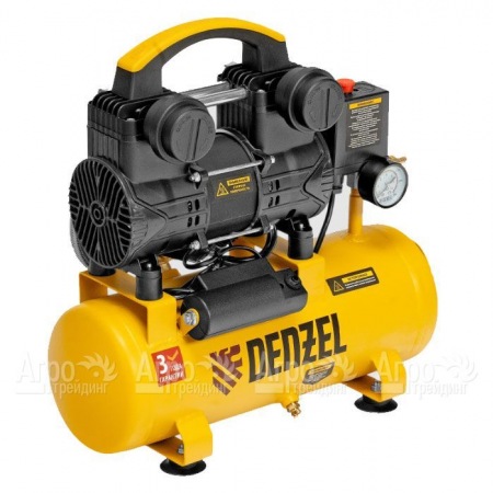 Компрессор поршневой безмасляный Denzel DLP-950/10  в Ставрополе