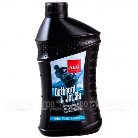 Масло AEG Outboard&amp;JetSki 2Т Oil NMMA TC-W3 1 л для 2-х тактных двигателей  в Ставрополе