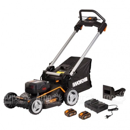 Газонокосилка аккумуляторная Worx WG748E  в Ставрополе