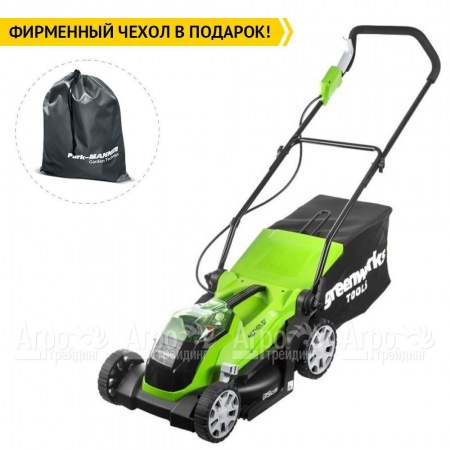 Газонокосилка аккумуляторная GreenWorks G-Max G40LM35K2 40V 35 см в Ставрополе