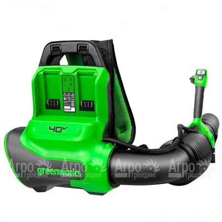 Воздуходувка аккумуляторная GreenWorks 40V 2408107 (без аккумулятора и зарядного устройства)  в Ставрополе