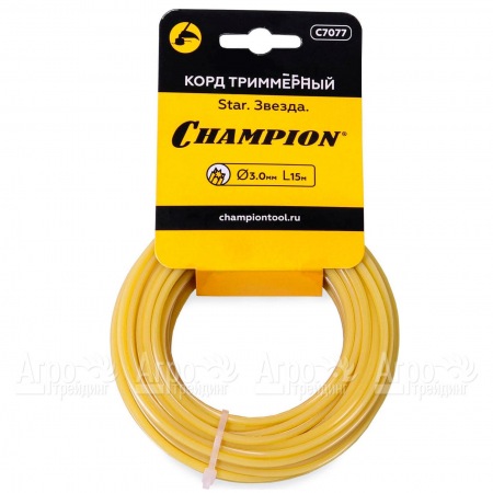Корд триммерный Champion Star 3.0мм, 15м (звезда)  в Ставрополе