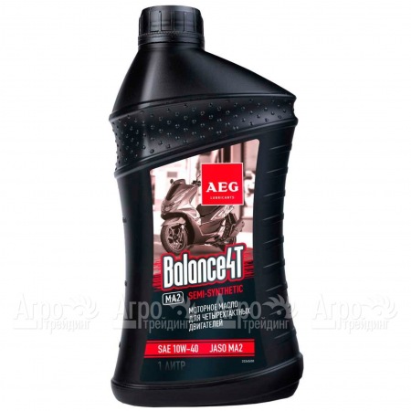 Масло AEG Balance п/с SAE 10W-40 JASO-MA2 1 л для 4-х тактных двигателей  в Ставрополе