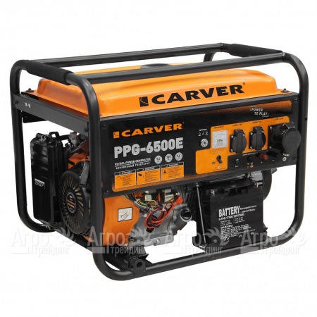 Бензогенератор Carver PPG-6500E 5 кВт  в Ставрополе