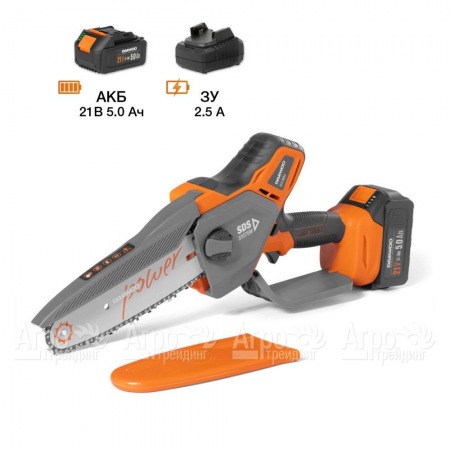 Аккумуляторная пила Daewoo DACS 821Li SET 8&quot;  в Ставрополе