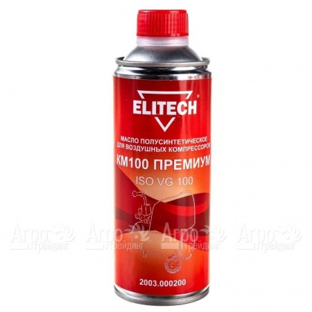 Масло полусинтетическое Elitech КМ100 2003.000200 ISO 100 0.45 л для воздушных компрессоров в Ставрополе