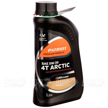 Масло полусинтетическое Patriot G-Motion SAE 5W-30 4Т Arctic 1 л для 4-х тактных двигателей  в Ставрополе