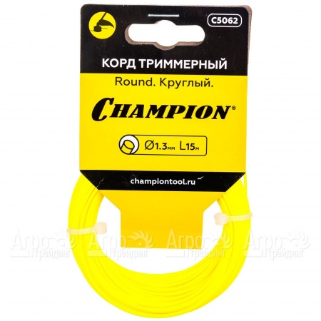 Корд триммерный Champion Round 1.3мм, 15м (круглый)  в Ставрополе
