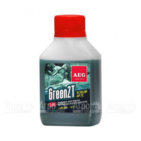 Масло синтетическое AEG Green HP 2T Motor Oil API TC 100 мл для 2-х тактных двигателей в Ставрополе