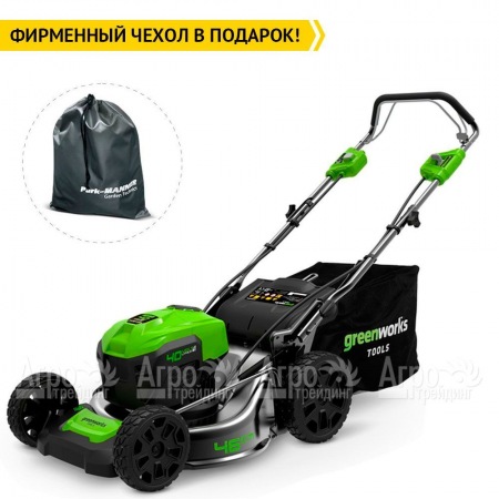 Газонокосилка аккумуляторная GreenWorks GD40LM46SPK4  в Ставрополе