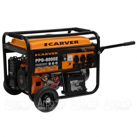 Бензогенератор Carver PPG-8000E 6 кВт  в Ставрополе