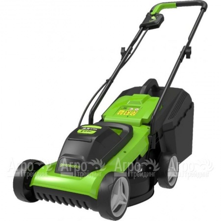 Газонокосилка аккумуляторная GreenWorks G24LM33K2 в Ставрополе