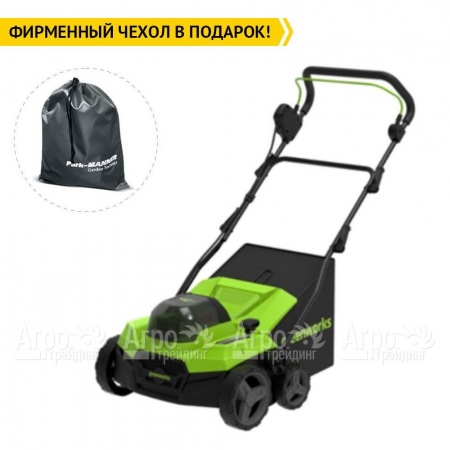 Аккумуляторный вертикуттер GreenWorks GD40SC38IIK4  в Ставрополе