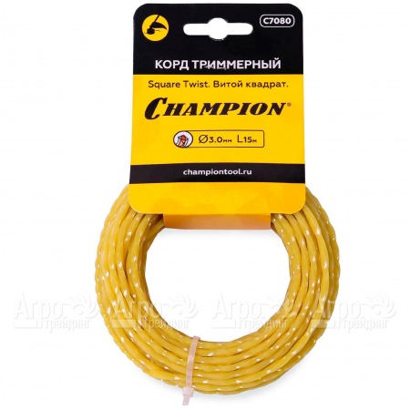 Корд триммерный Champion Square Twist 3.0мм, 15м (витой квадрат)  в Ставрополе