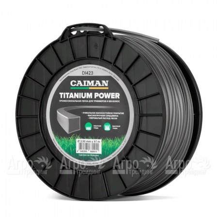 Профессиональная леска Titanium Power квадрат 3.5 мм 97 м для триммеров Caiman в Ставрополе