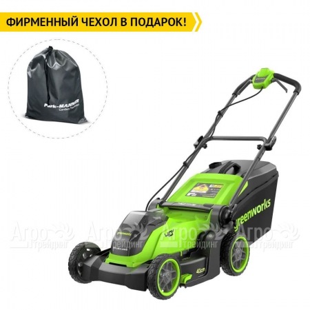Газонокосилка аккумуляторная GreenWorks GD40LM411 (без аккумулятора и зарядного устройства) в Ставрополе