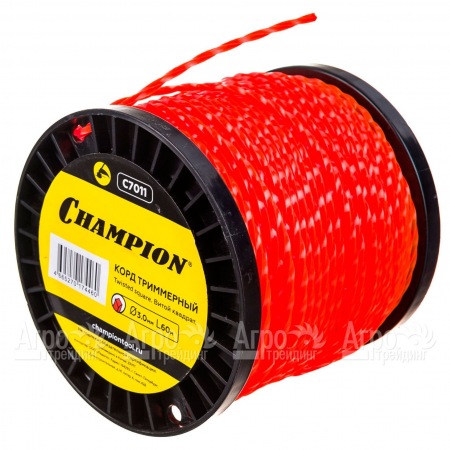 Корд триммерный Champion Twisted Square 3.0мм, 60м (витой квадрат)+нож  в Ставрополе
