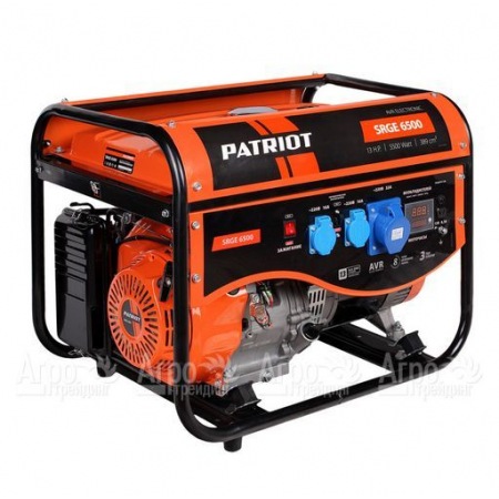 Бензогенератор Patriot Max Power SRGE-6500 5 кВт  в Ставрополе