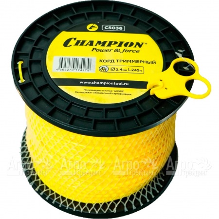 Корд триммерный Champion Star 2.4 мм х245 м (звезда) + нож  в Ставрополе