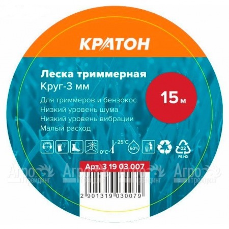 Леска триммерная Кратон Круг-3 мм в Ставрополе