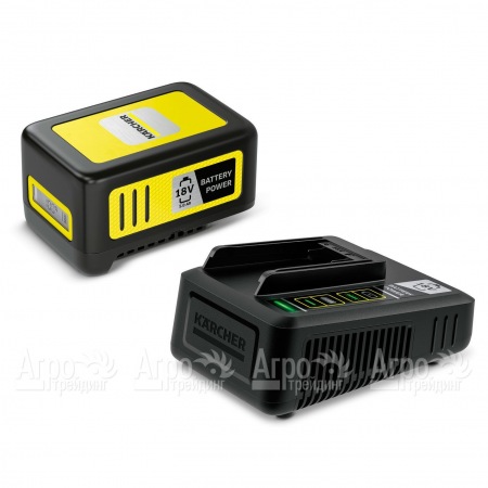 Комплект аккумулятор+зарядное устройство Battery Power 18/50 для Karcher 18 В в Ставрополе