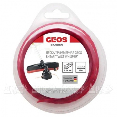 Леска триммерная витая GEOS by Al-Ko Twist Whisper 2.4 мм, 15 м в блистере в Ставрополе