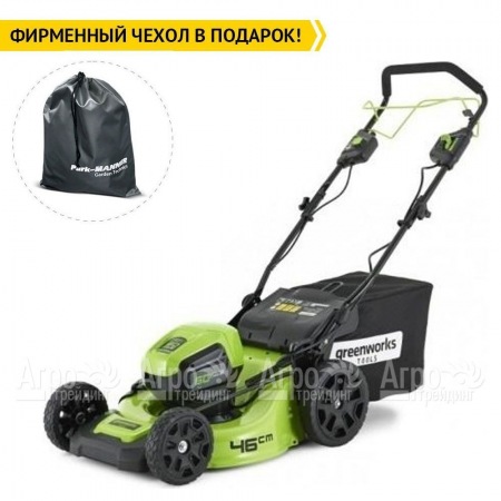 Газонокосилка аккумуляторная GreenWorks GD60LM46SPK4  в Ставрополе