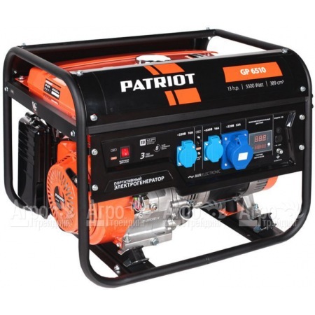 Бензогенератор Patriot GP 6510AE 5 кВт + ATS  в Ставрополе